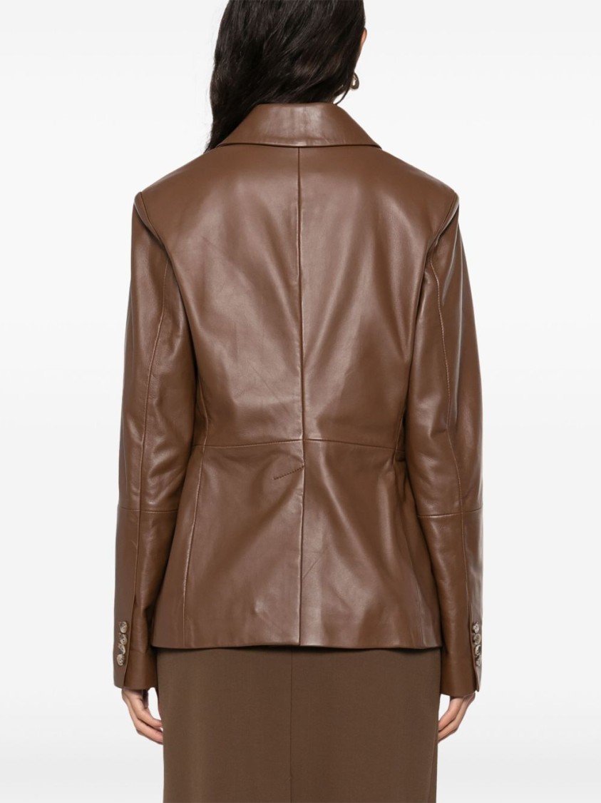 Loulou Studio Brown Aldo Blazer In Brown
