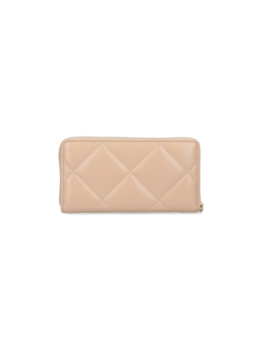 Tory Burch Kira Continental Zip Wallet In Neutral