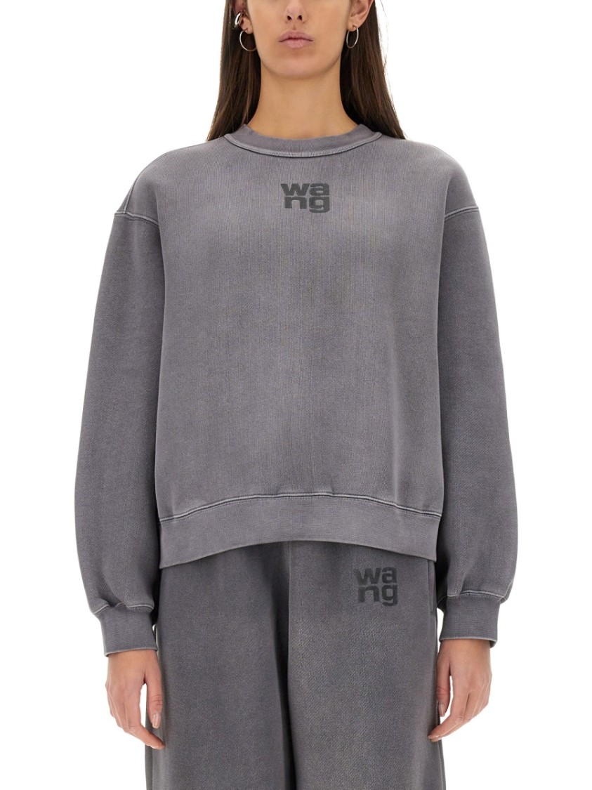 Alexander Wang T T By Alexander Wang Sweatshirts In Grey