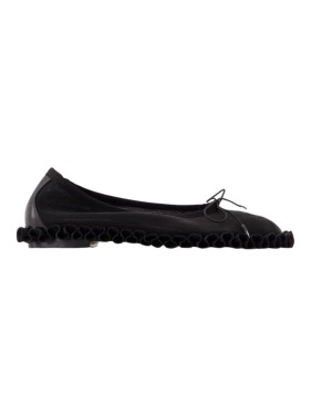【関税込み】Tutu Frill Ballerinas - Simone Rocha - Mesh - Bl Simone Rocha Tutu Frill Ballerinas - Mesh - Black Flat | THE