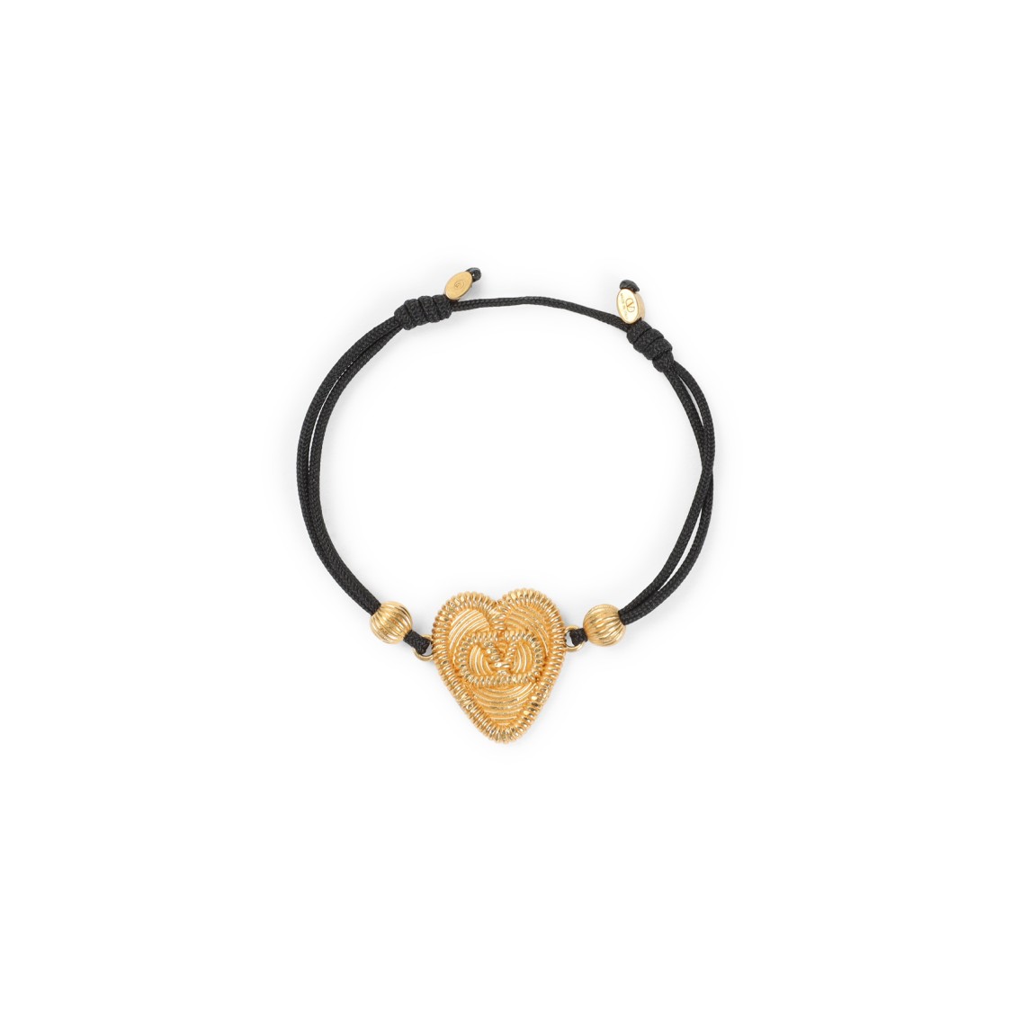 Valentino Garavani Heart-shaped Brass Bracelet