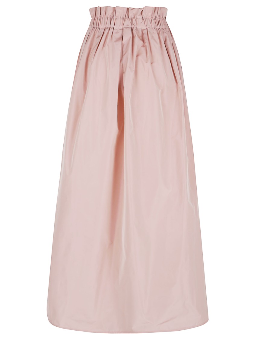 Herno Gathered Taffeta Maxi Skirt With Water-repellent Treatment