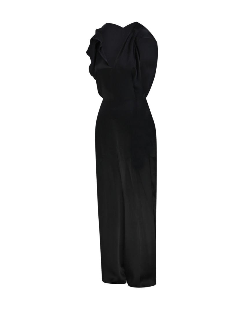 VICTORIA BECKHAM VICTORIA BECKHAM DRAPED PLEAT DETAIL JUMPSUIT