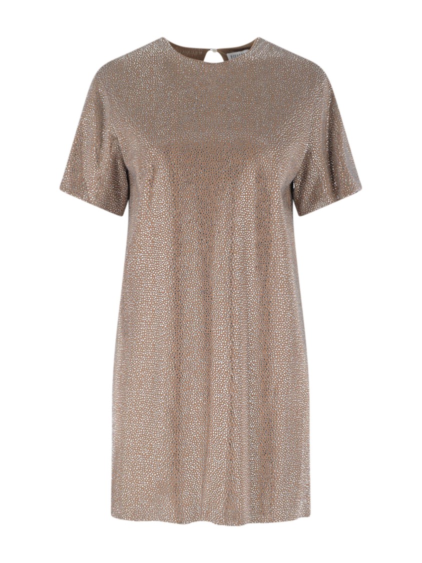 Giuseppe Di Morabito Embellished Viscose Mini Dress