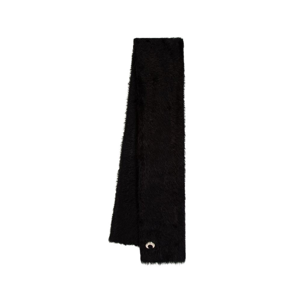 Marine Serre Wild Puffy Scarf - Synthetic - Black In Black
