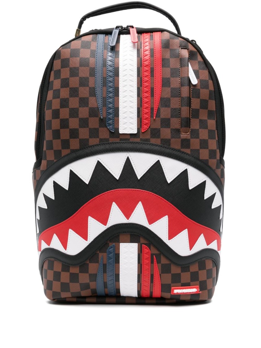 Sprayground Multicolour Backpack Bag With Unique Design