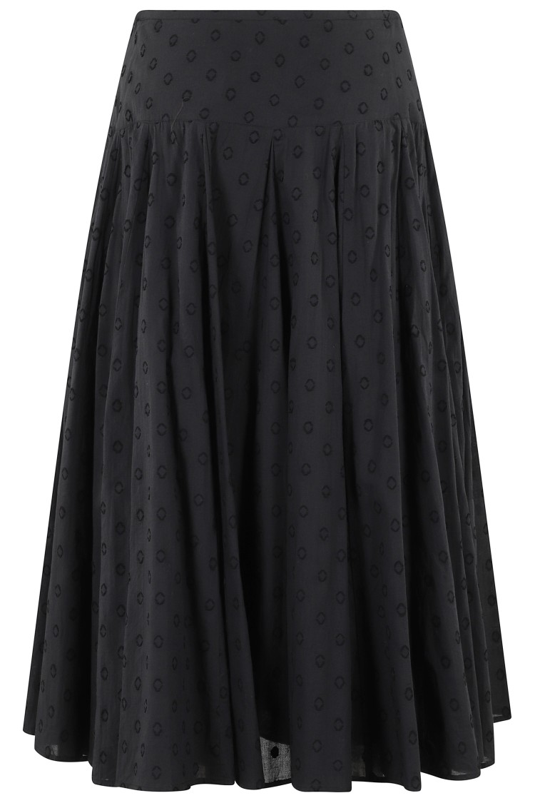 Shop Ulla Johnson Luisa Skirt In Black