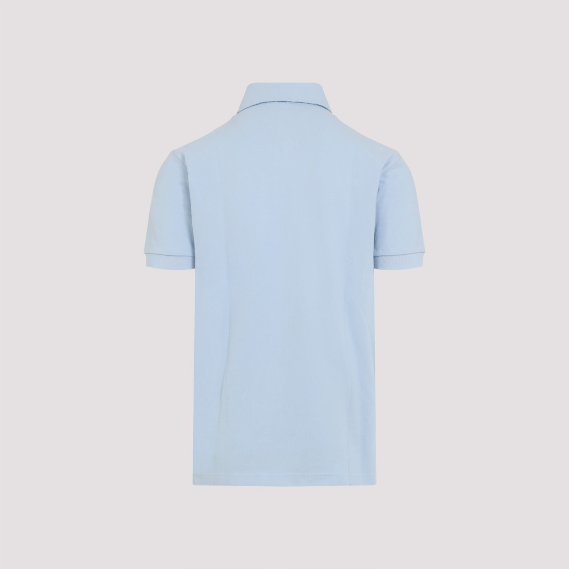 Etro Light Blue Cotton Roma Printed Details Polo | THE LIST