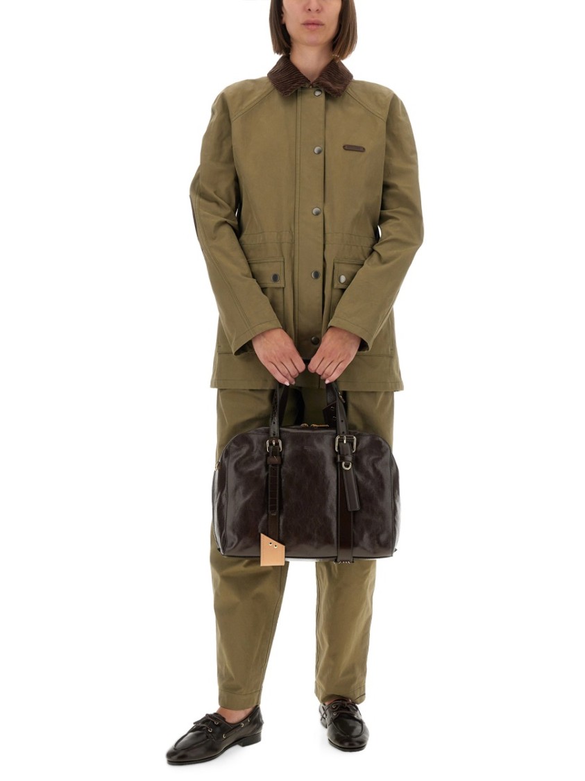 Moschino Tailored Trousers Front Pleats In Green