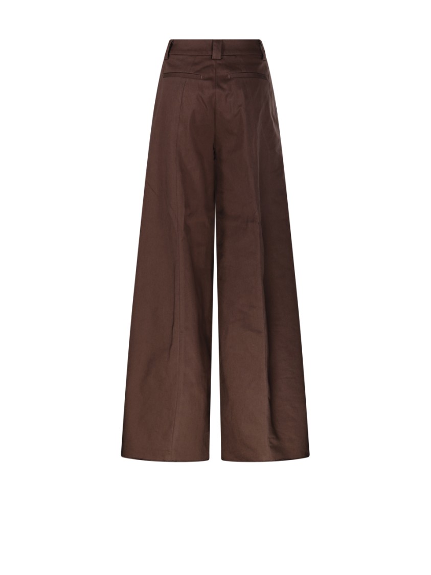 Shop The Latest Thelatest Alma Pant In Brown