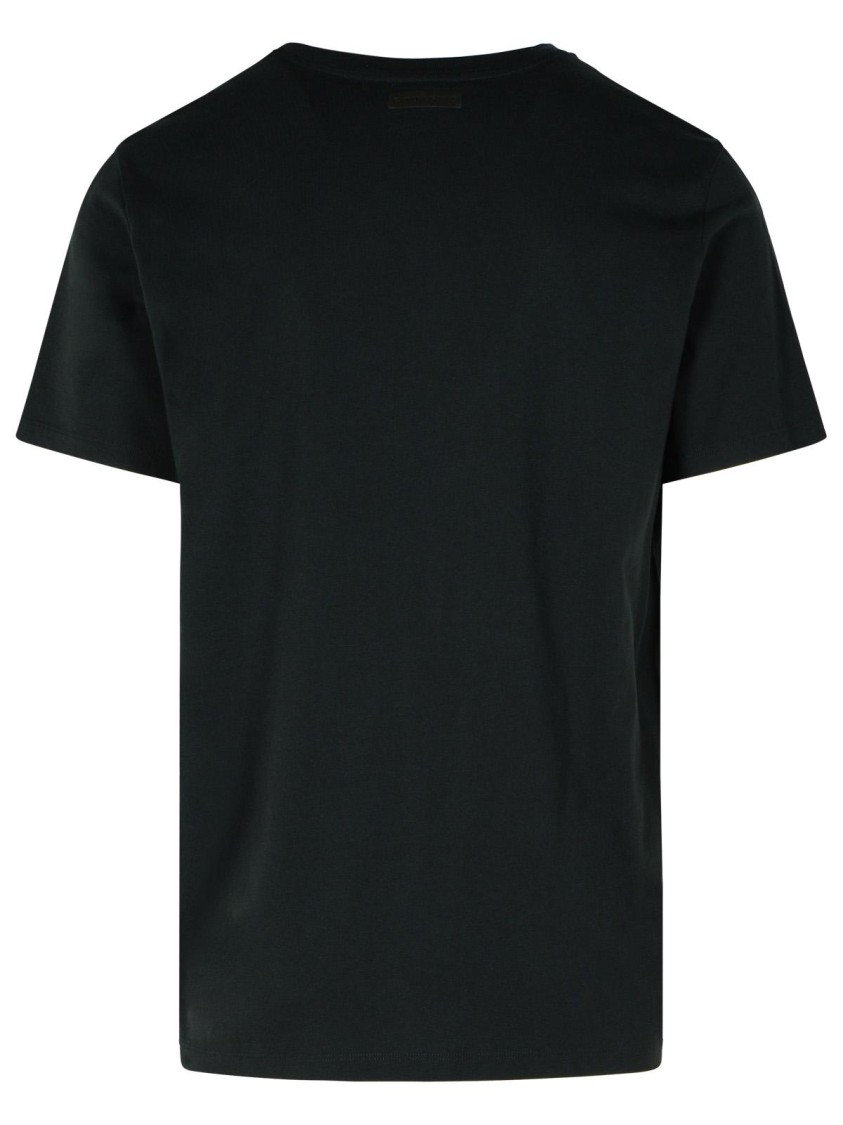 CANADA GOOSE CANADA GOOSE 'EMERSEN' BLACK COTTON T-SHIRT 