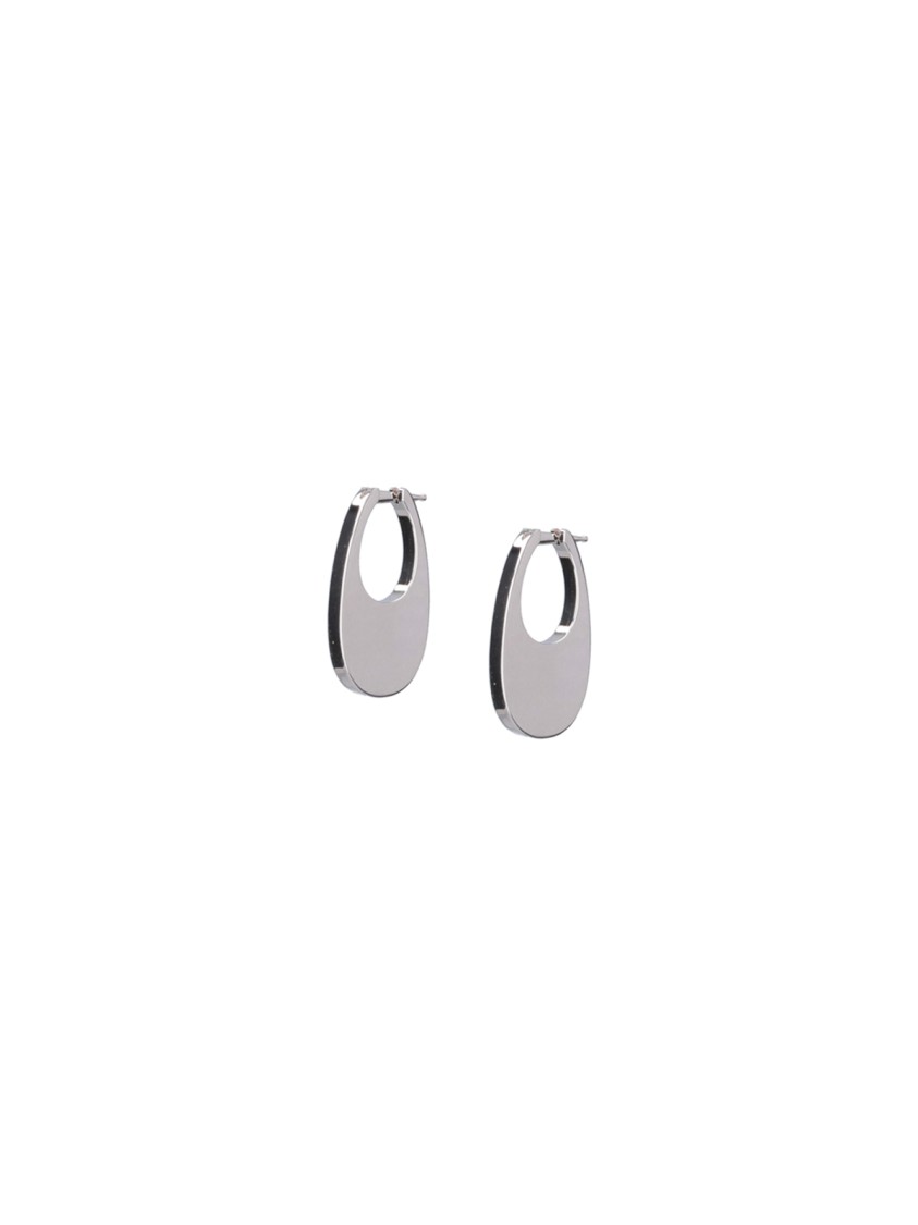 Shop Coperni "swipe" Medium Earrings – Silver