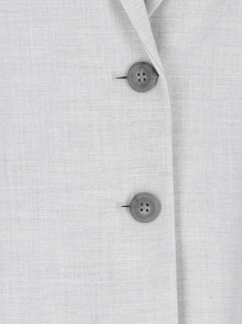 Shop Calvin Klein Single-breasted Blazer – Grey
