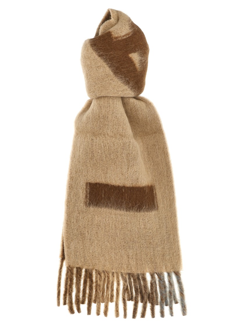Marni 'maxi ' Scarf In Brown