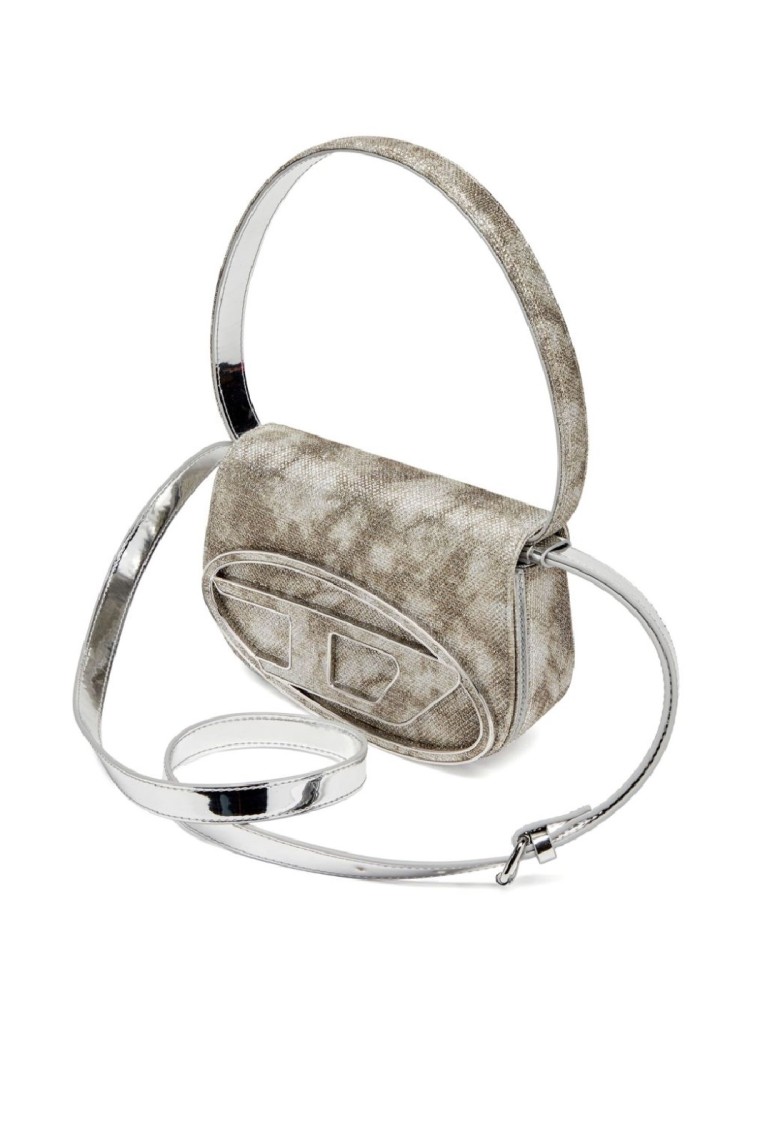 Diesel Textured Finish Shoulder Bag In Multi