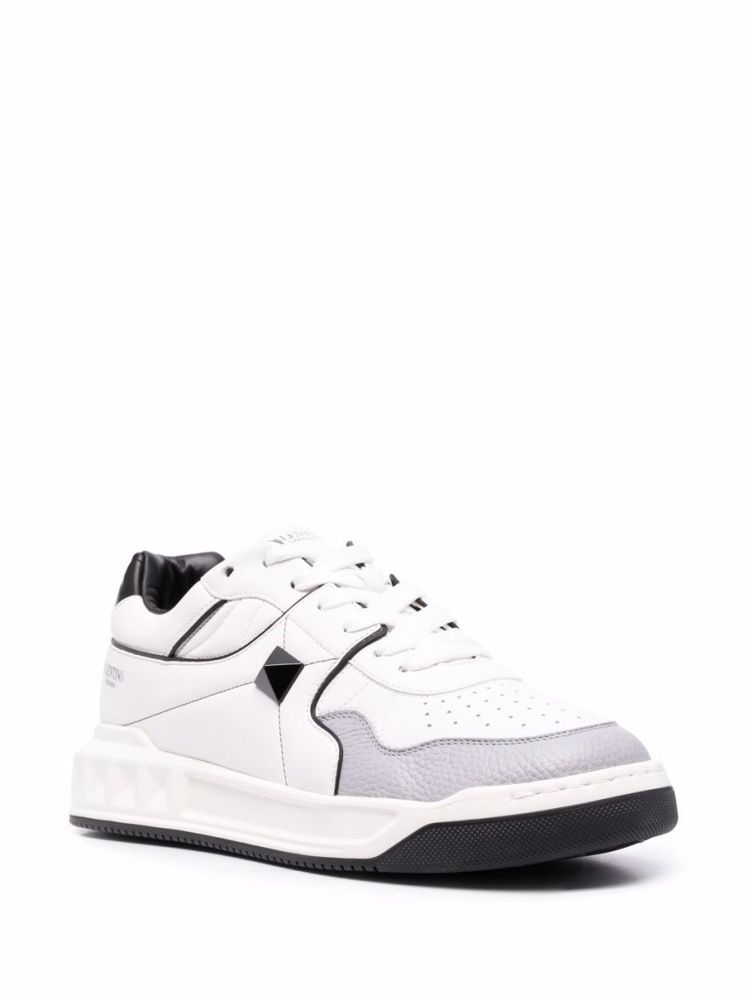 Valentino Garavani Multicolor Nappa Leather One Stud Sneakers