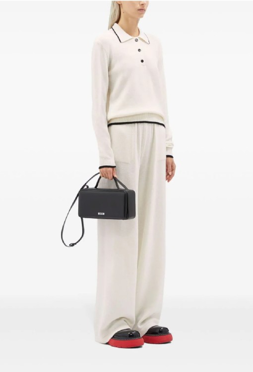 Msgm White Wool-Cashmere Pantalone Trousers | THE LIST