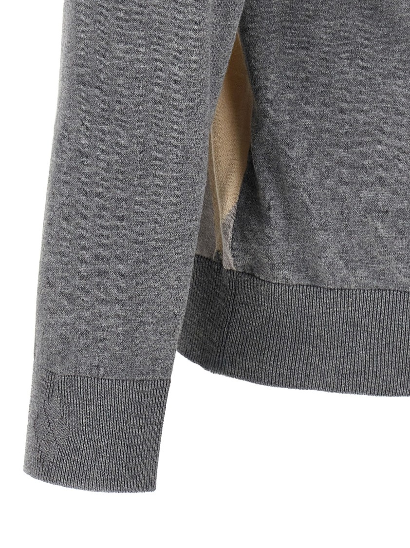Ballantyne Argyle Sweaters And Cardigans In Gray