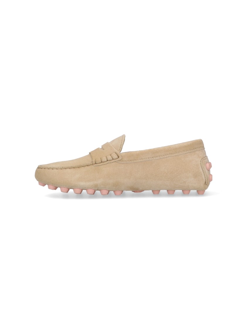 TOD'S TOD'S GOMMINO BUBBLE' LOAFERS – BEIGE