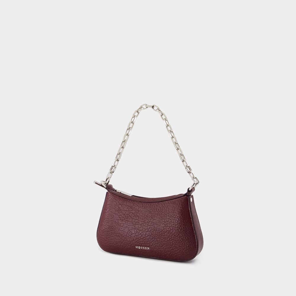 Alexander Mcqueen Mcqueen Mini T-bar Handbag In Burgundy