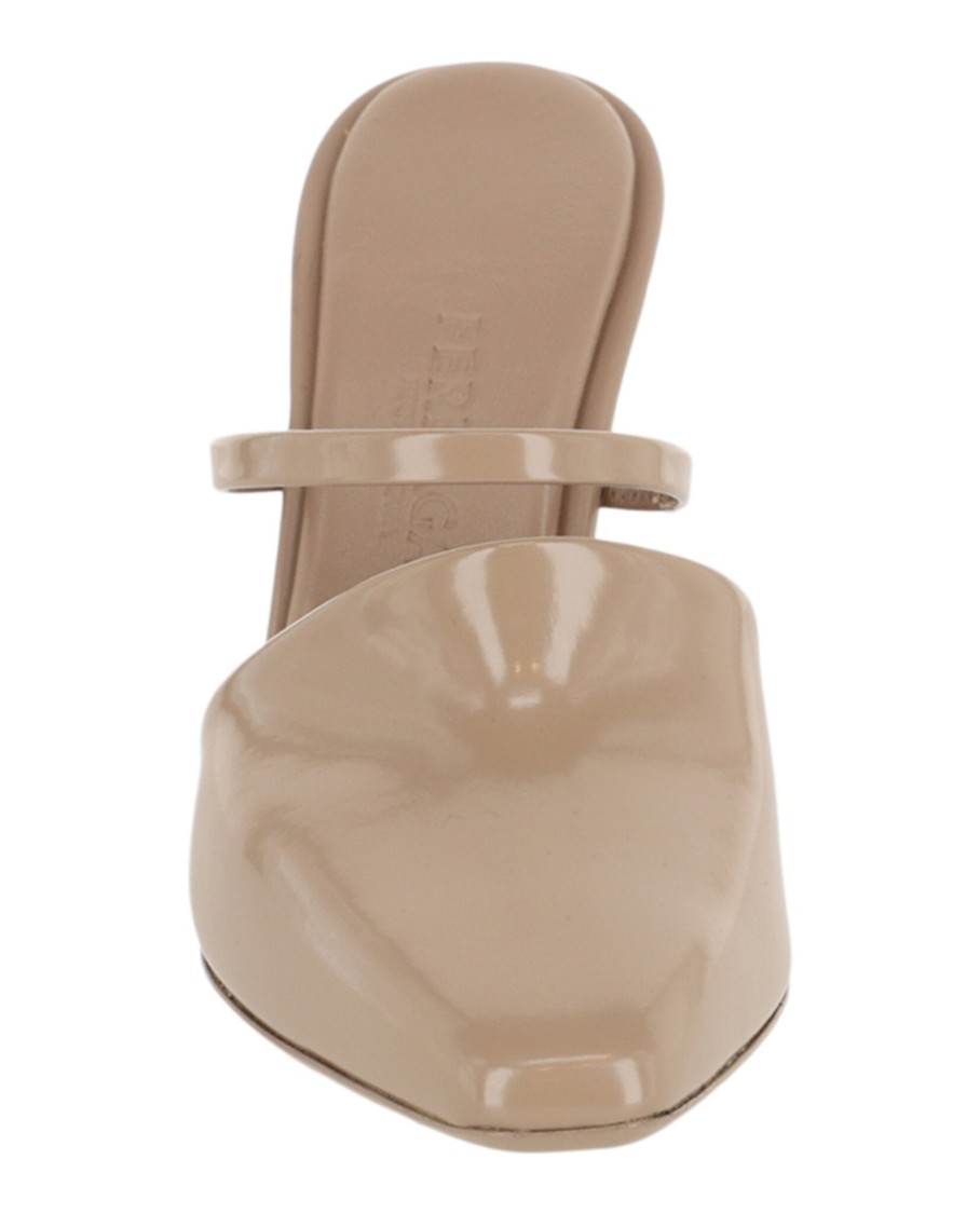 Ferragamo Adara Gancini Mule Heels In Gold