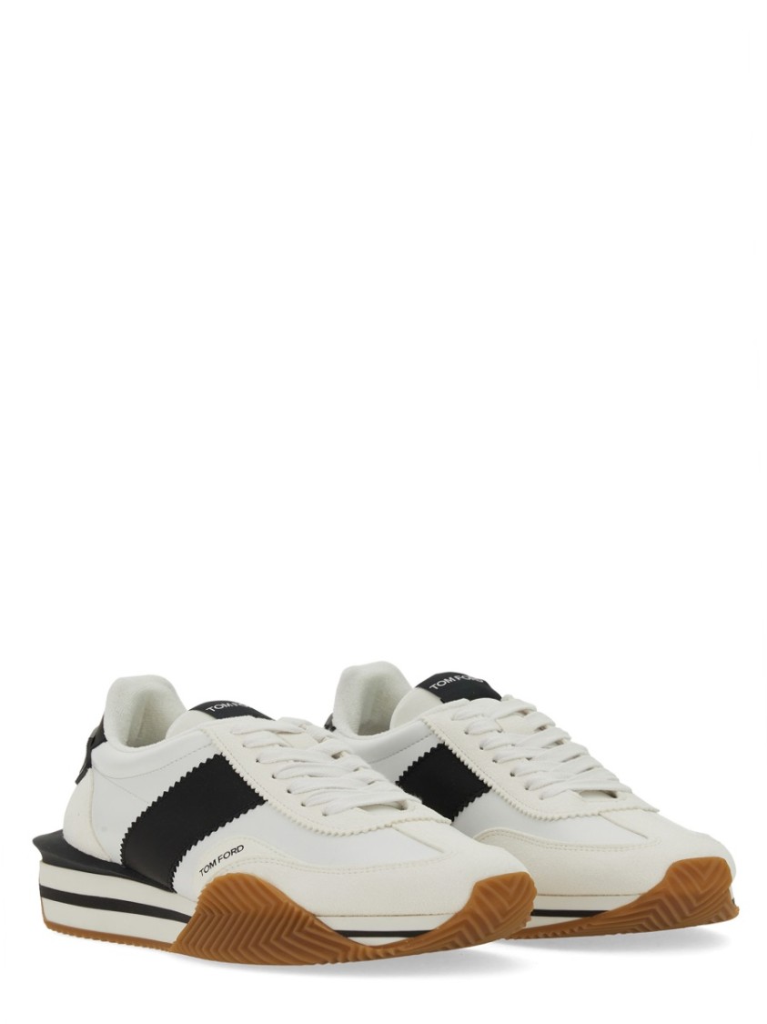 Tom Ford Logo-patch Lace-up Sneakers