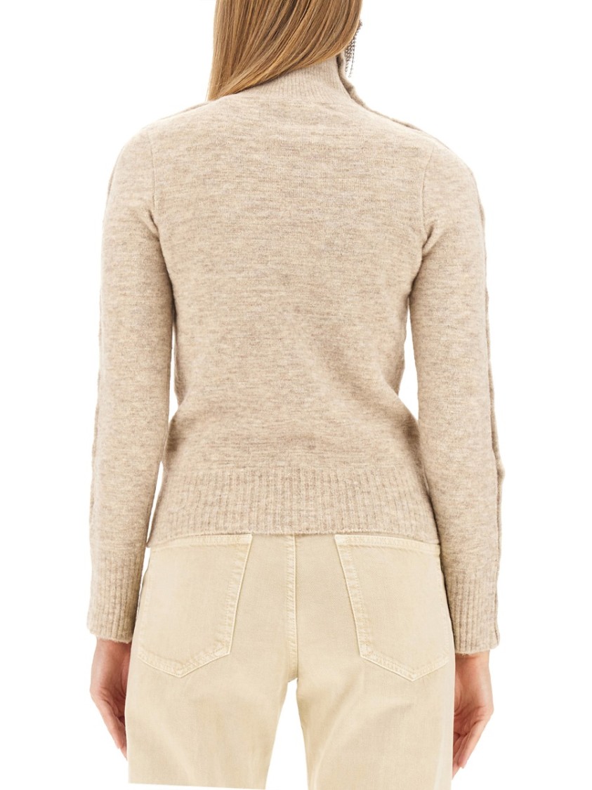 Isabel Marant Malo Sweater In Neutrals