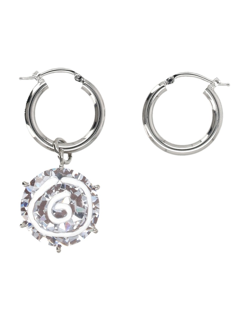 Mm6 Maison Margiela Mm6 By Maison Margiela Diamond 6 Earrings In Multi