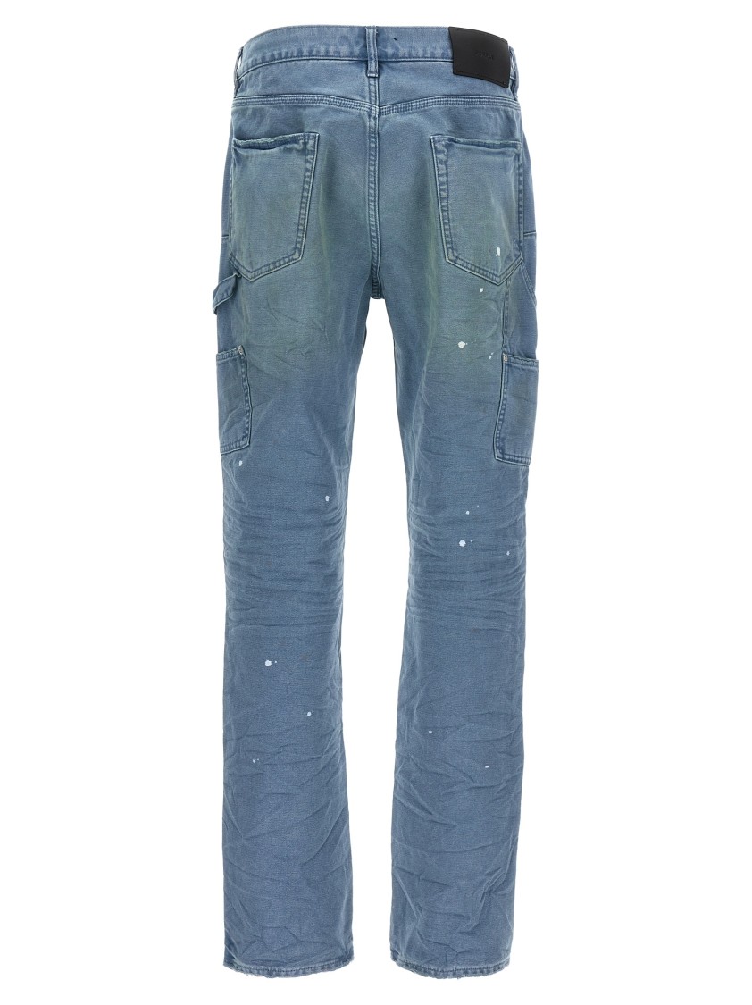 Purple P092 Copper Plate Carpenter Pants Light Blue In Blue