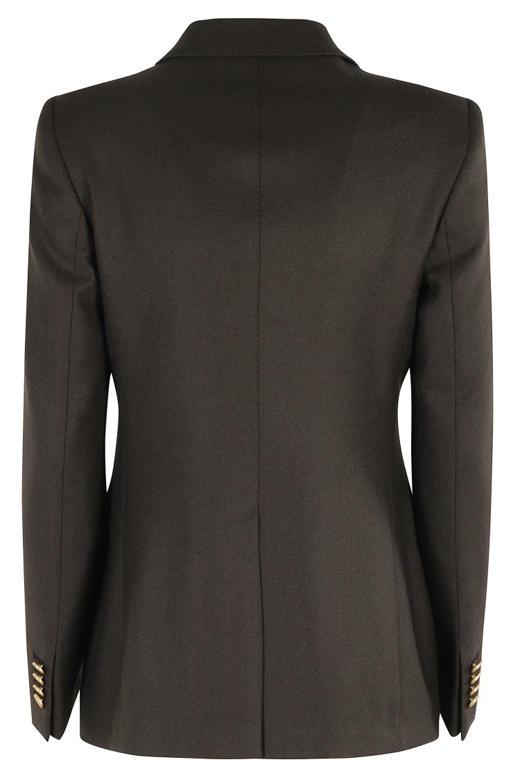 Tagliatore Double-breasted Tailored Jacket With Flap Pockets In Black