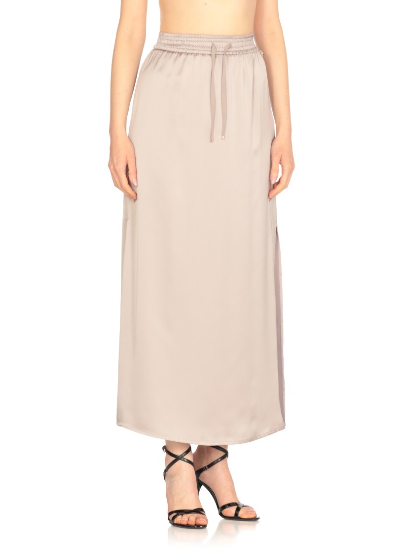 Herno Beige Skirt With Adjustable Drawstrings