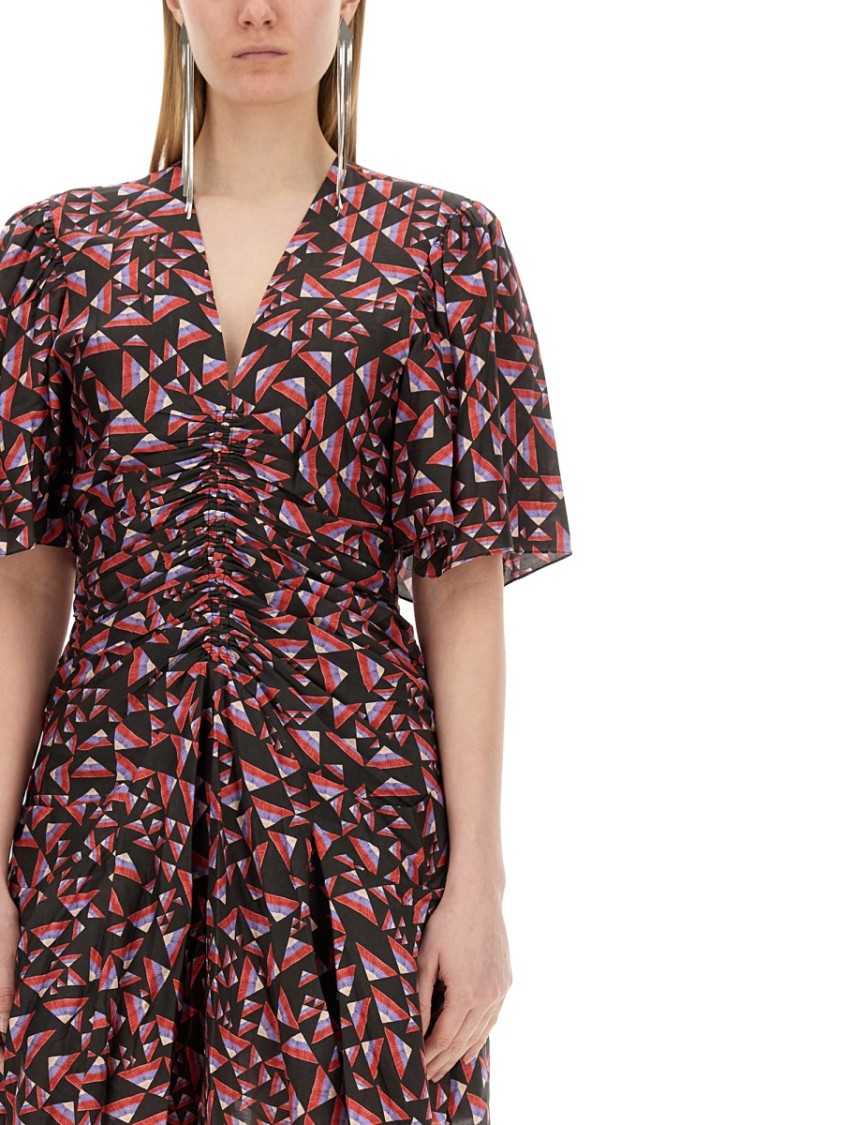 Shop Isabel Marant Lienne Dress In Brown