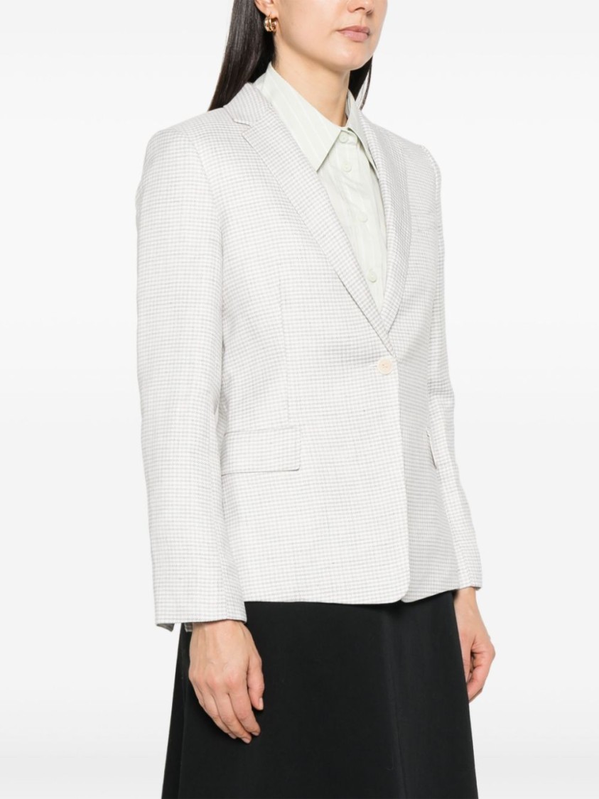 Theory Relax Blazer In Admiral Crepe In White