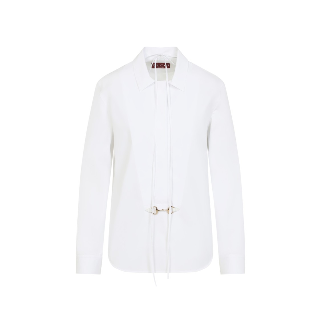 Gucci Morsetto Horsebit-embellished Shirt In White