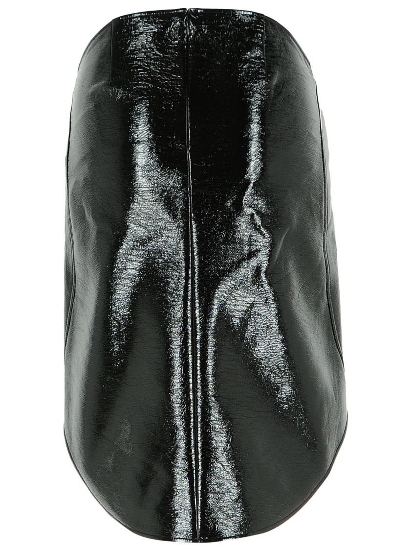 Courrèges Courreges Black Cotton Blend Skirt In Black