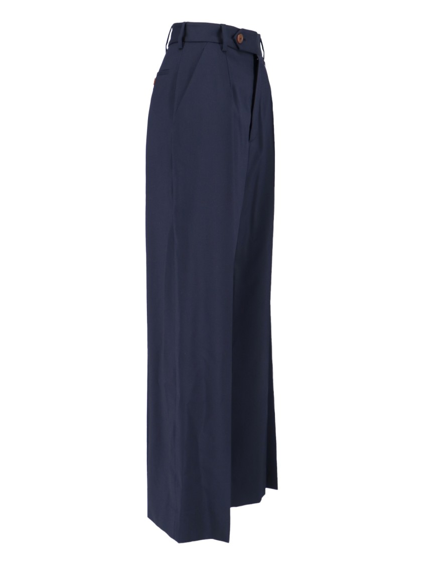Vivienne Westwood Lauren Wide-leg Tailored Trousers In Blue
