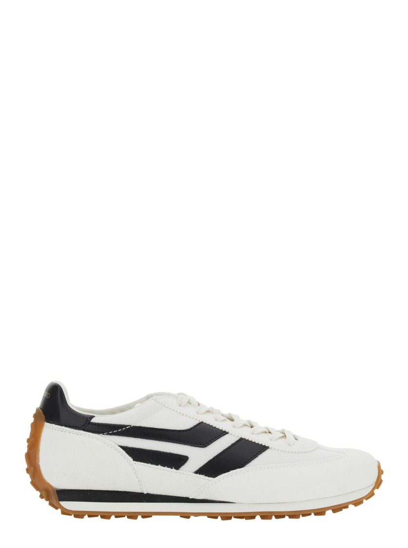 Shop Tom Ford White Mick Sneakers