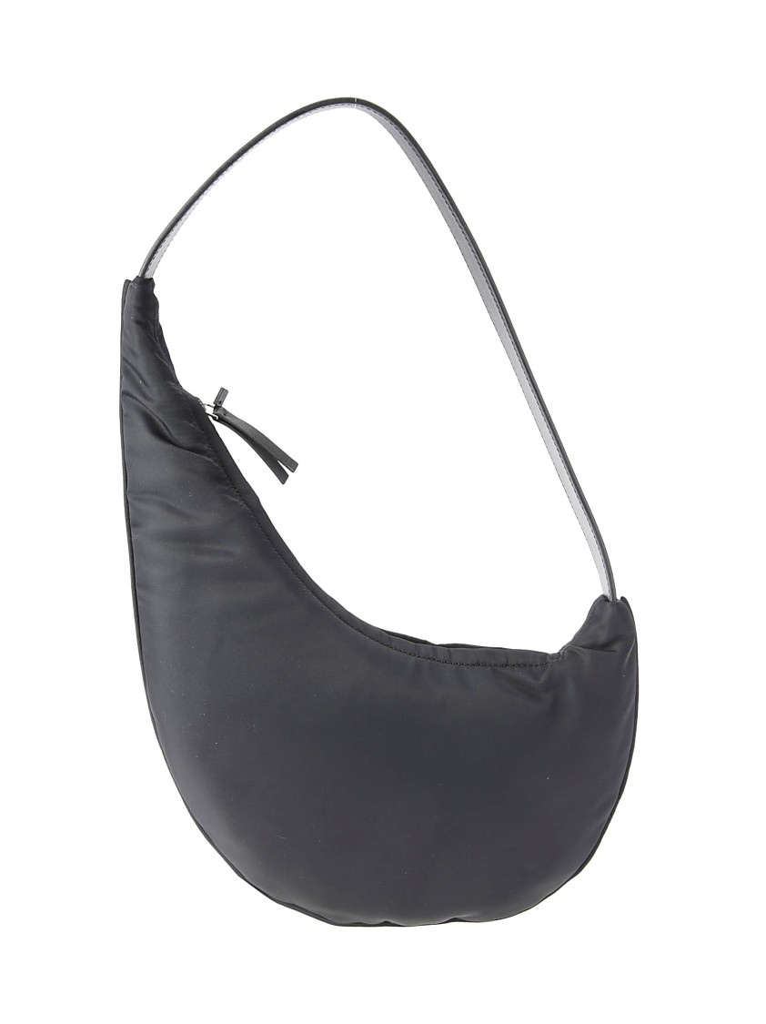 Shop Aesther Ekme Lune Mini Hobo Bag In Black