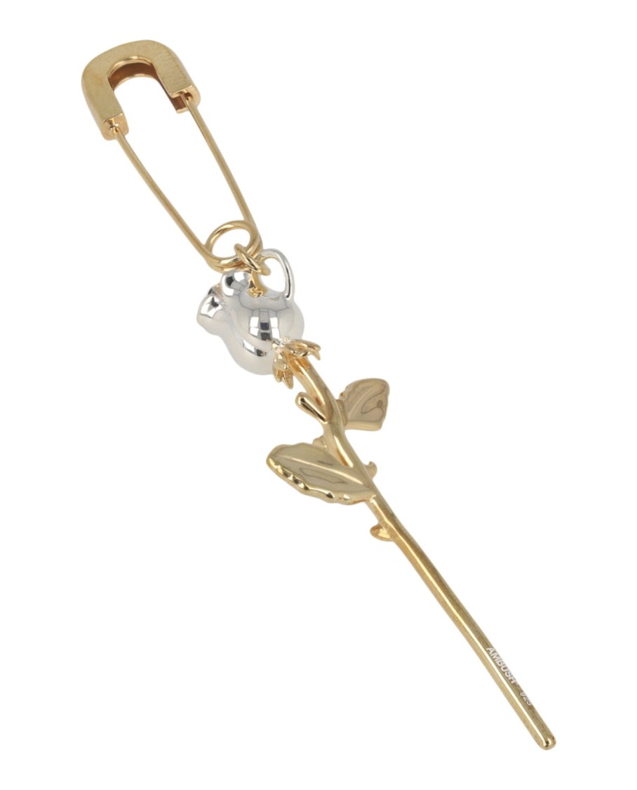 Ambush Rose Charm Single Earring In Gold