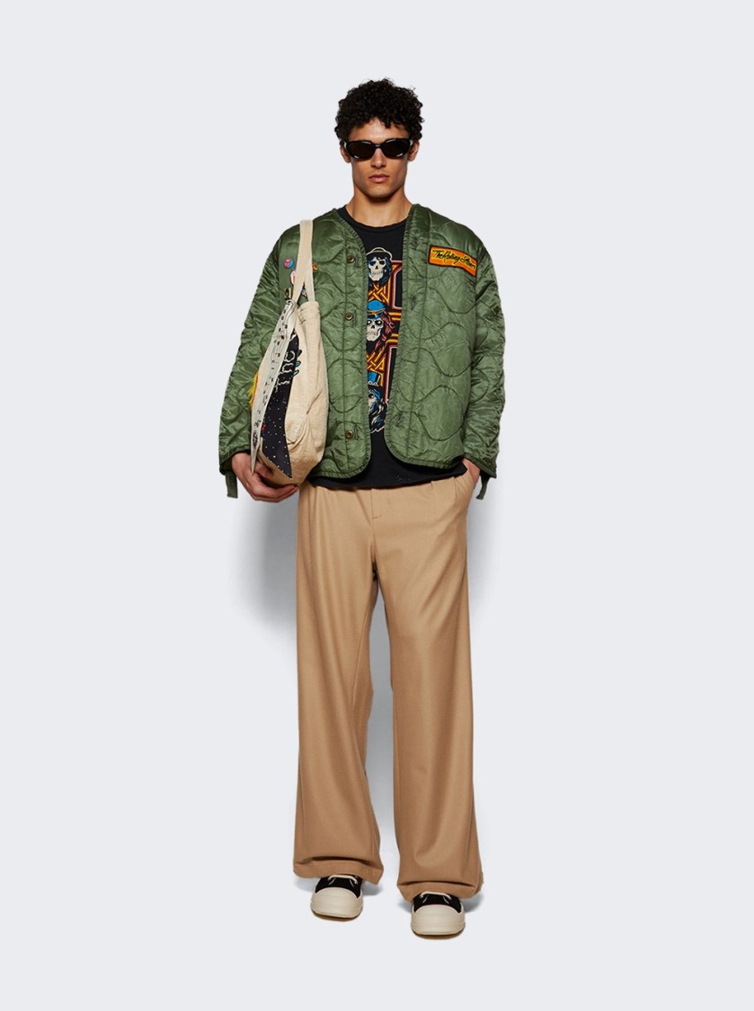 Madeworn Rolling Stones Jacket Army In Green