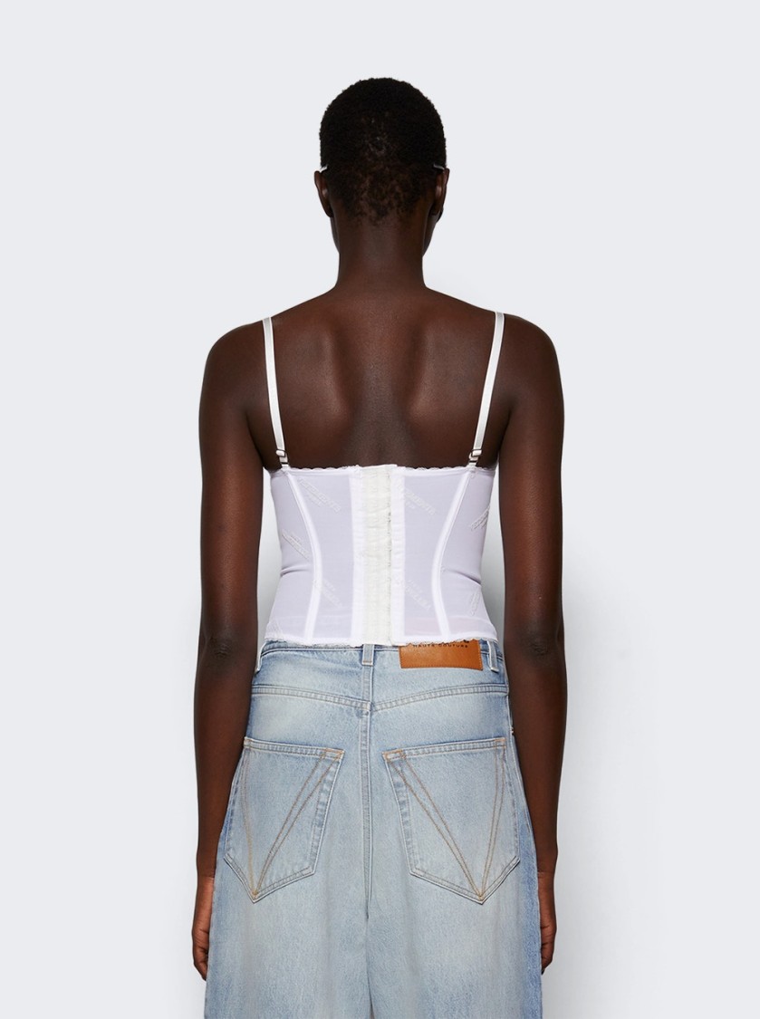 Vetements Corset Top White In White