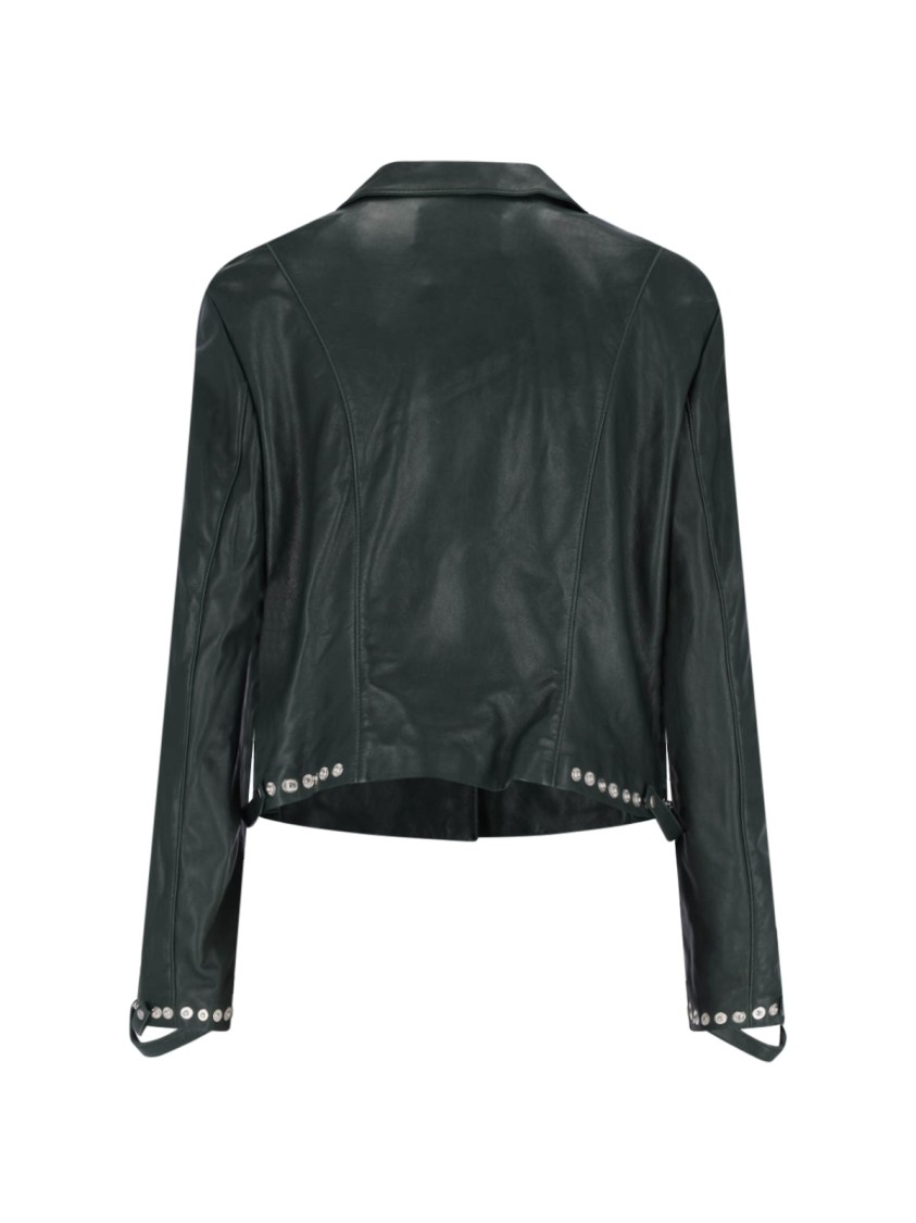 Shop Paloma Wool Octavia' Lambskin Jacket – Dark Green