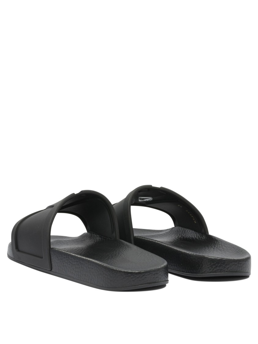 Valentino Pool Slide Coolside Slippers In Black