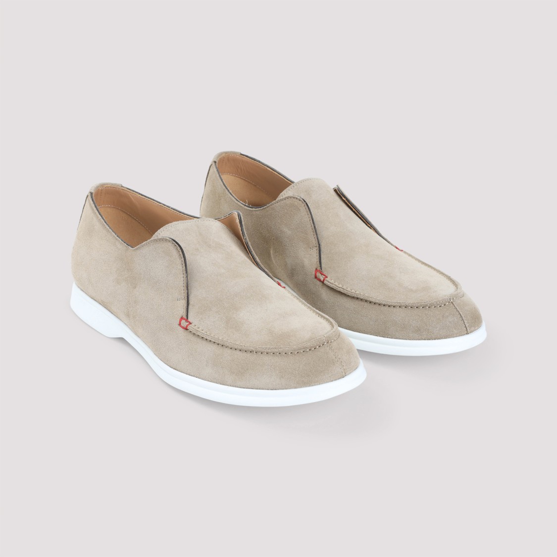 Kiton Lace-up In Neutrals