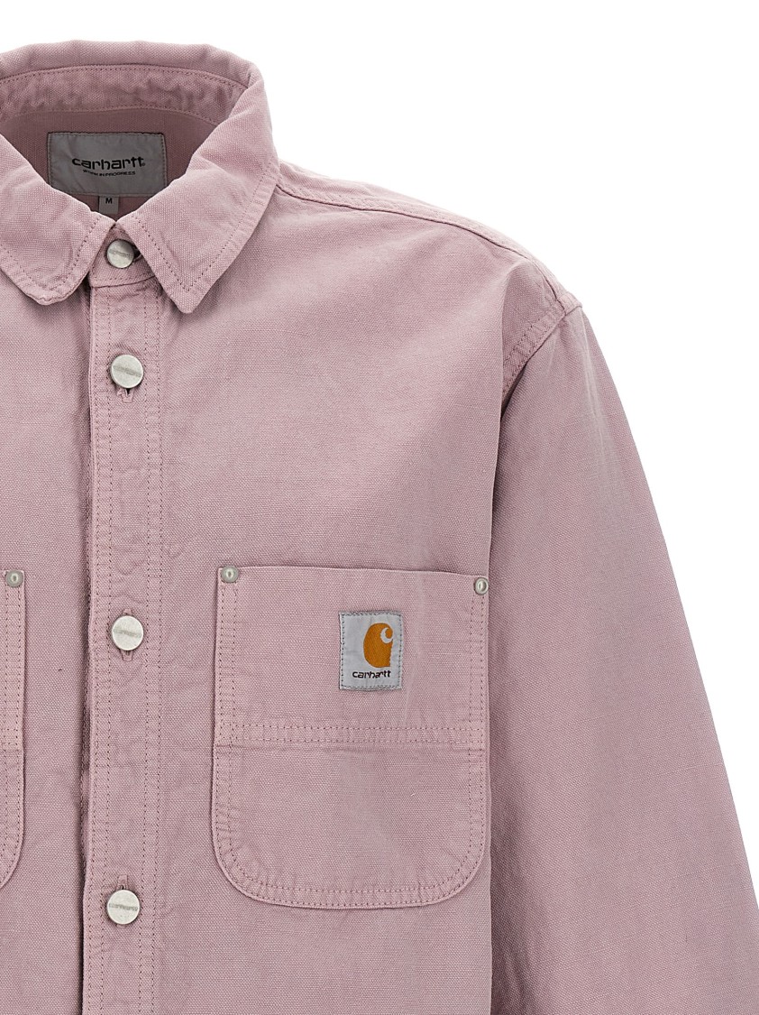 Carhartt Chore Coat With Chest And Front Pockets In Purple