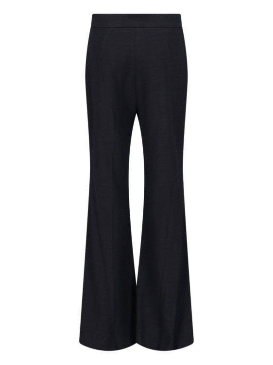 パンツ Patou Wide-Leg Black Cotton Twill Pants Patou Wide-Leg Black Cotton Twill Pants Flare | THE LIST