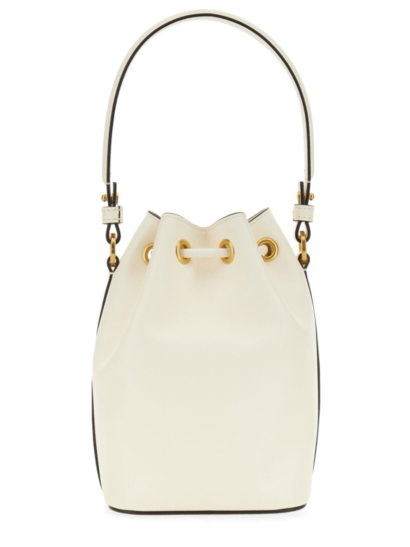 Valentino Mini Vlogo Signature Bucket Bag With Top Handle