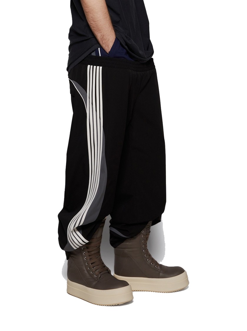 Rick Owens Hollywood Mega Geobasket High Top Sneakers Dust And Milk In Brown