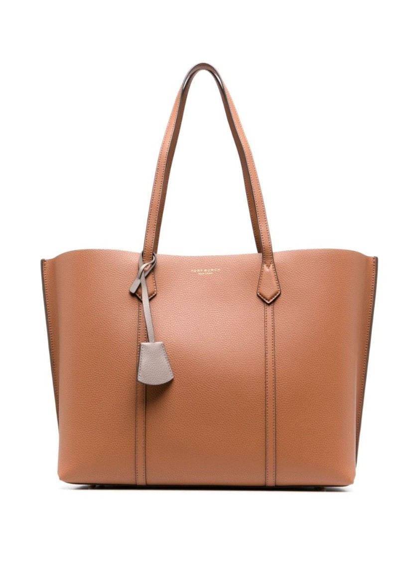 Tory Burch Perry Triple-compartment Tote In Brown
