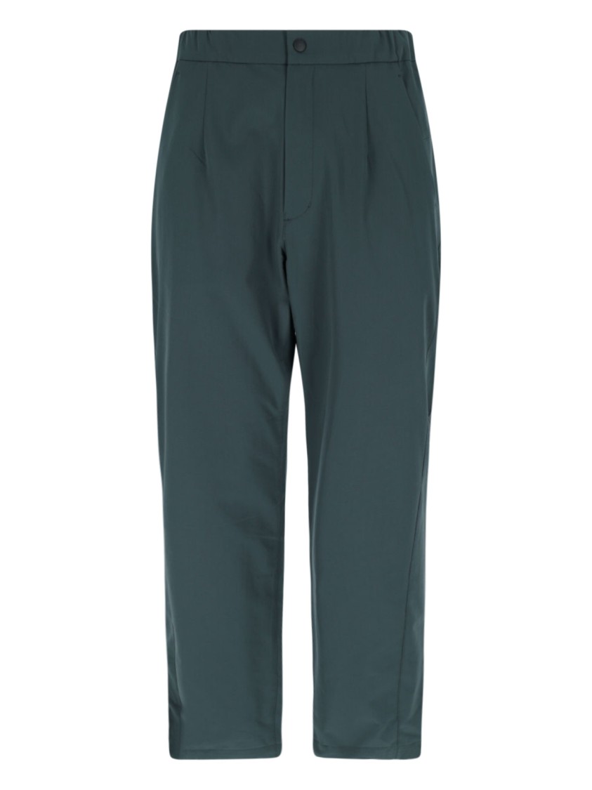 GOLDWIN GOLDWIN ACTIVEWEAR PANTS WITH ELASTICIZED WAISTBAND AND FRONT PLEATS